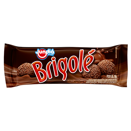 Todo mundo adora brigadeiro, todo mundo adora sorvete, juntamos os dois no palito.