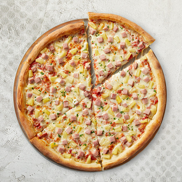 Pizza M 6 Porciones Hawaina