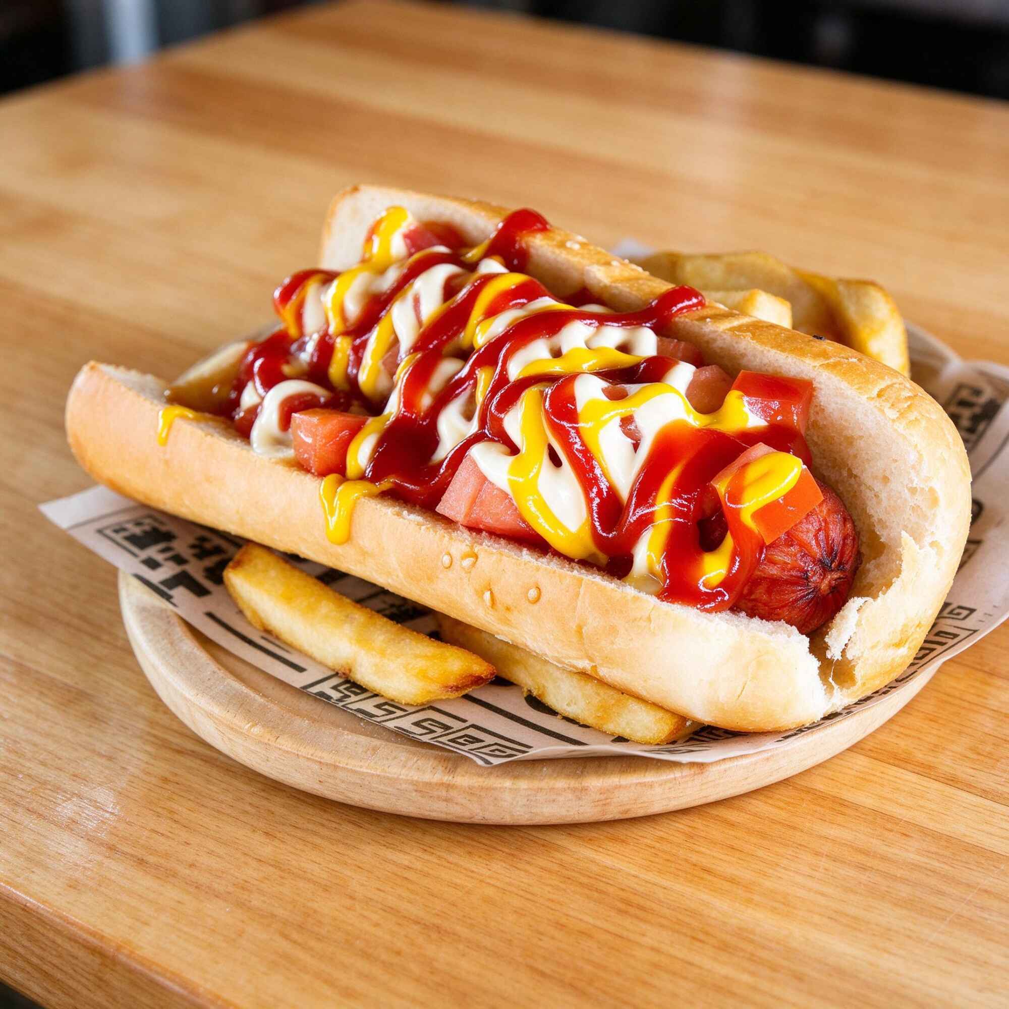 Hot Dog con Tocino