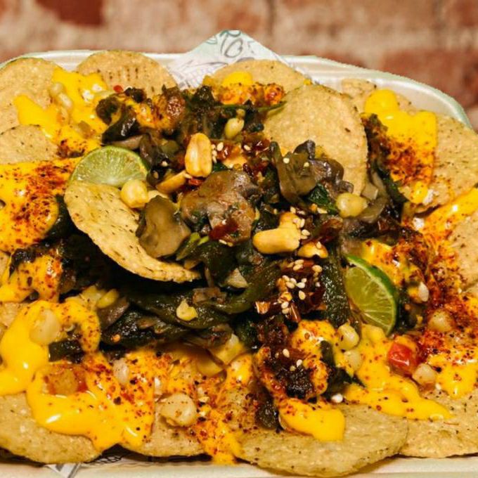 Nachos con Champiñones