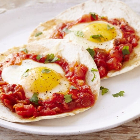 2 Huevos Rancheros Con Tortilla
