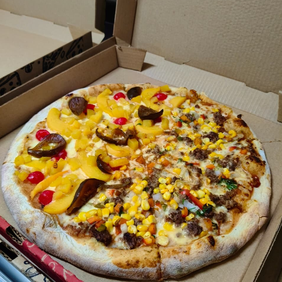 2 Pizzas 10 Porciones 40cm Sabores Clas +Bebida1.5