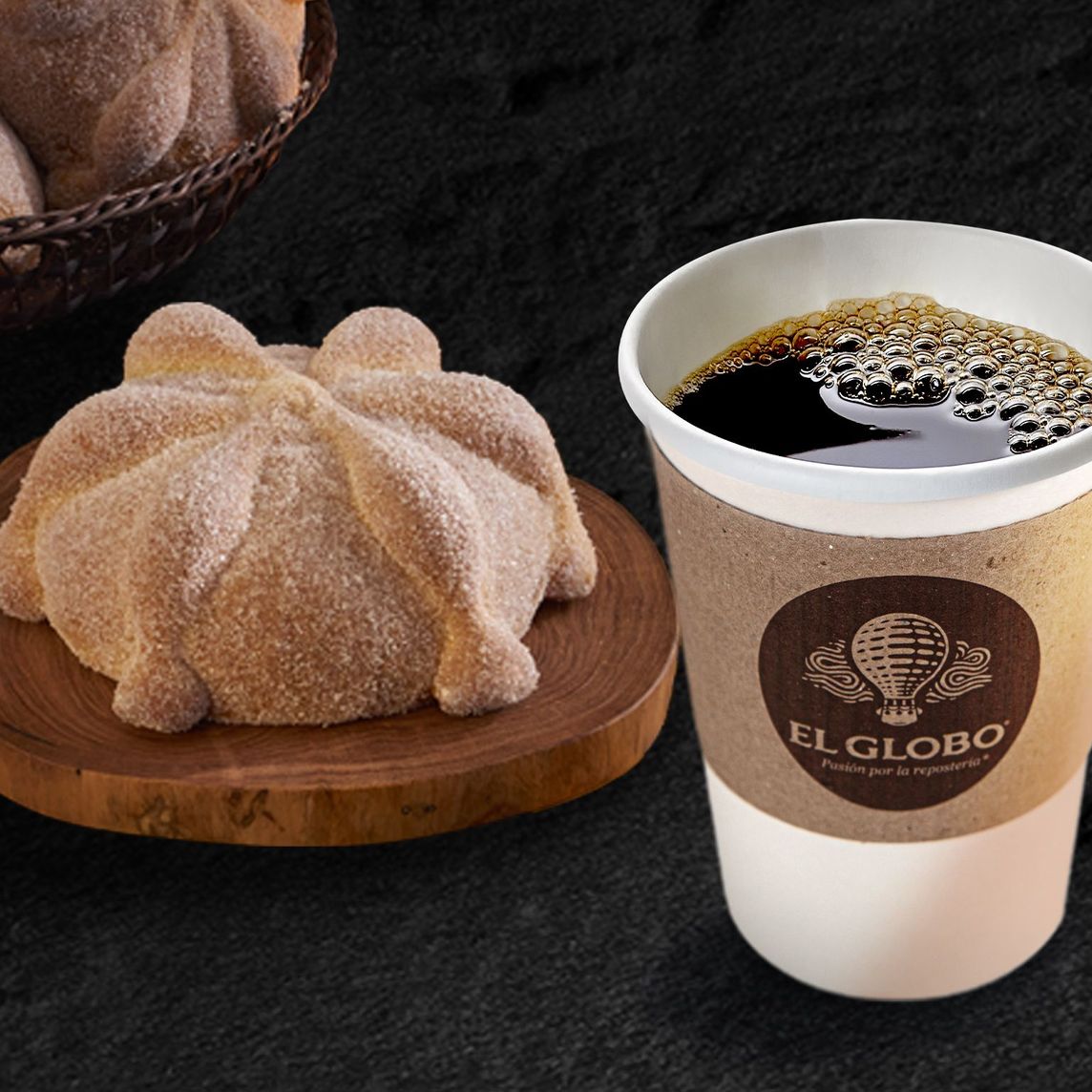 Combo Pan de Muerto y Café 12 oz