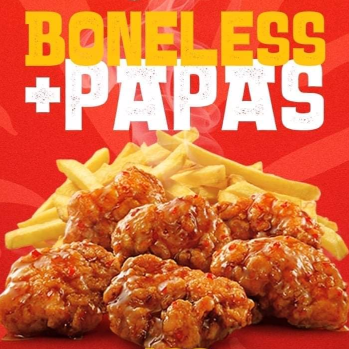 Boneless + Papas a la Francesa