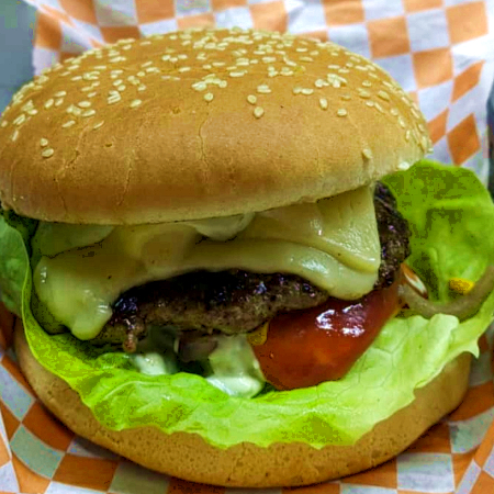 Hamburguesa Clasica con Papas