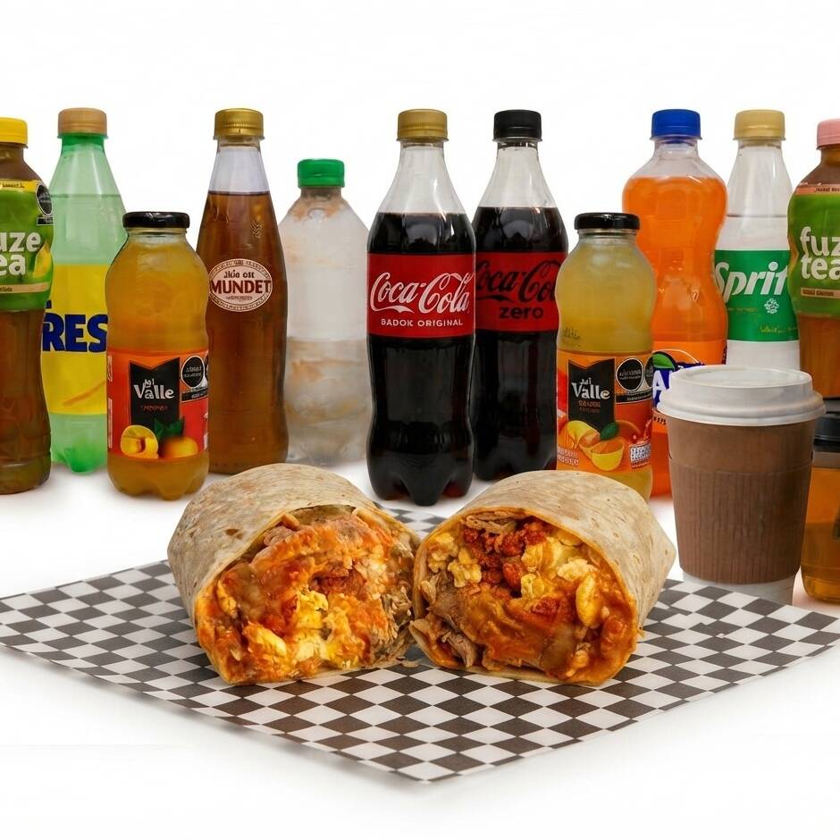 Burrito de ChilaQuiles refresco/CH burrito softdri