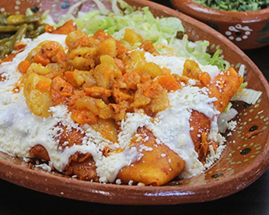 Enchiladas Rojas