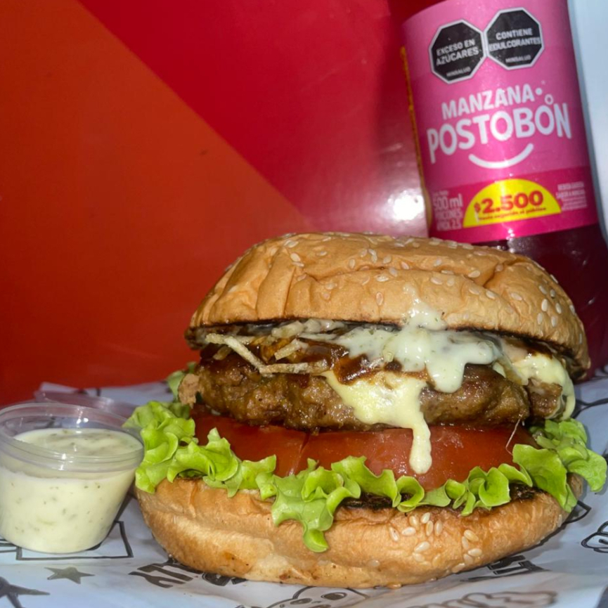 Hamburguesa Sencilla + Gaseosa Personal 250 Ml