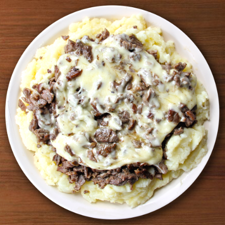 PAPA GRATINADA ARRACHERA