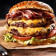 Burger Doble Tocino Res