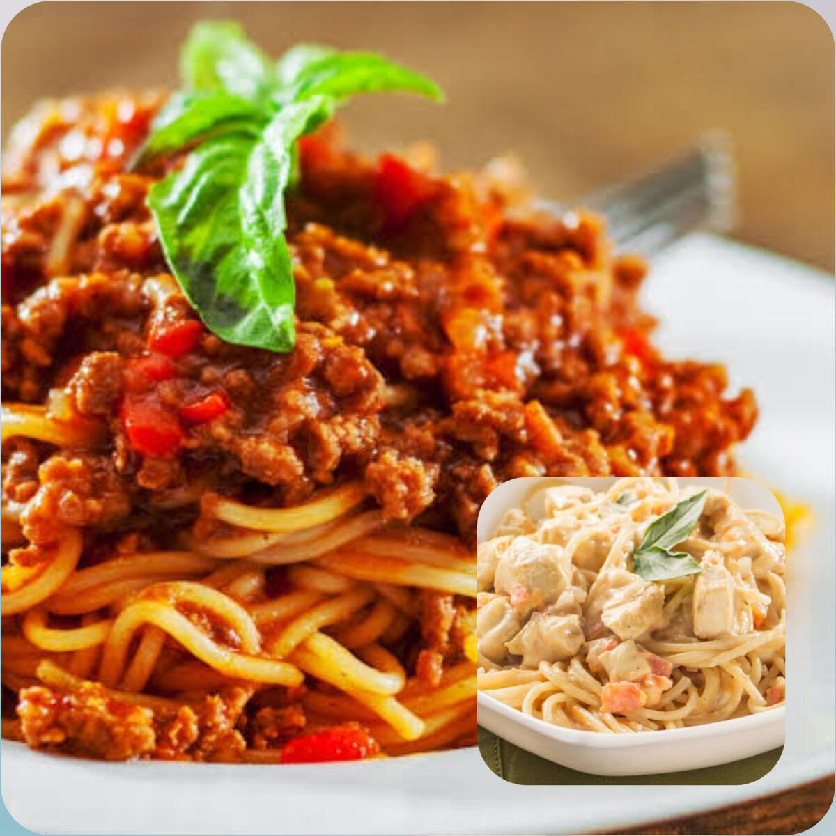 SPAGUETI CARNES FRIAS & BOLOGNESA CLASSICA