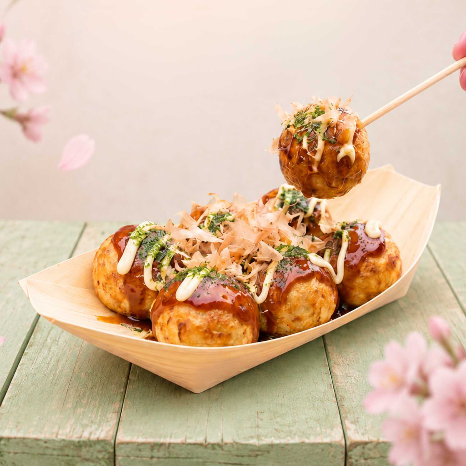 Takoyaki Queso