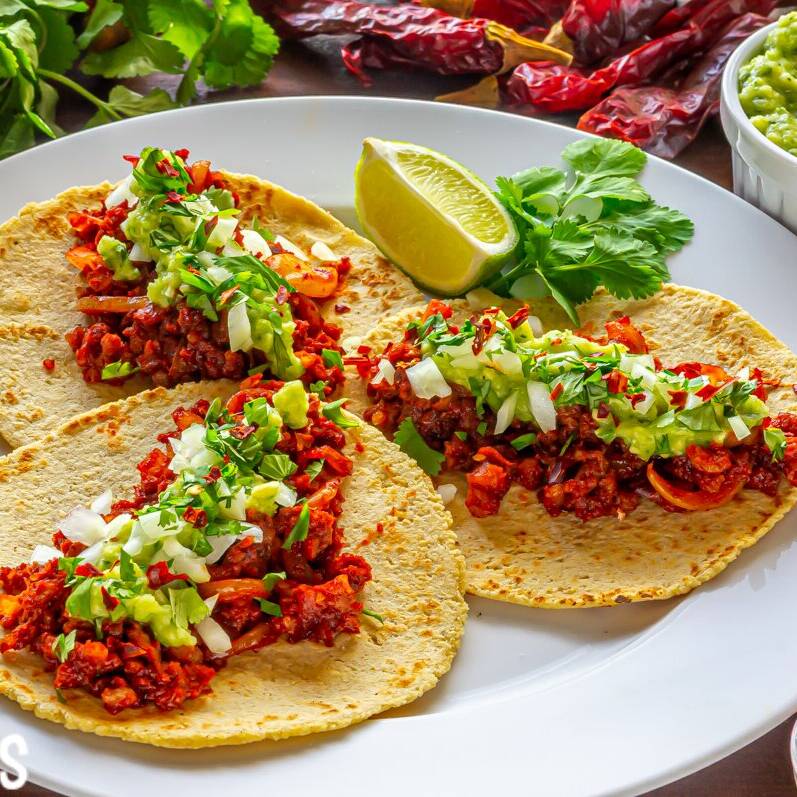 Taco de chorizo