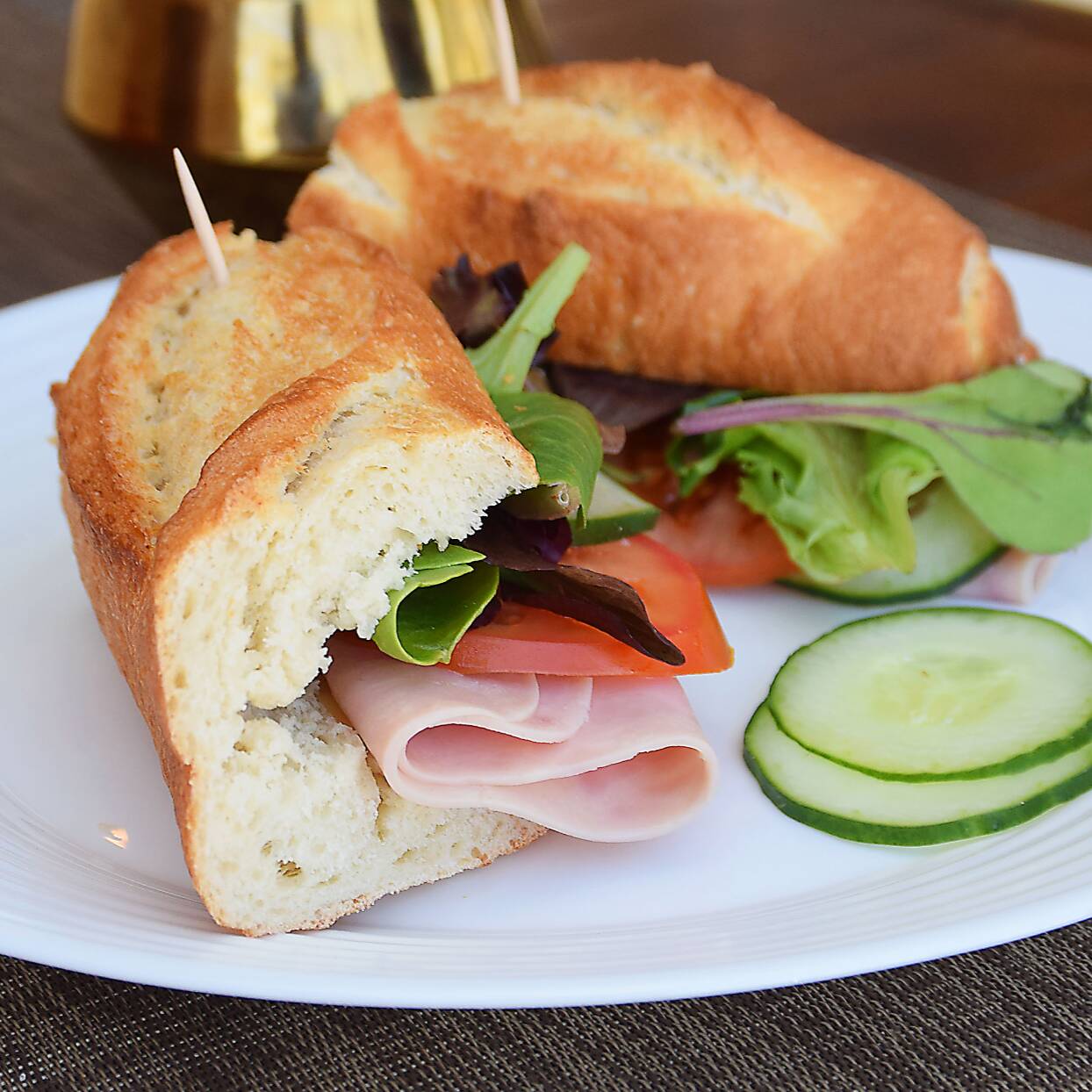 Baguette jamon y queso