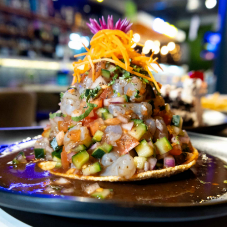 Tostada de Camarón