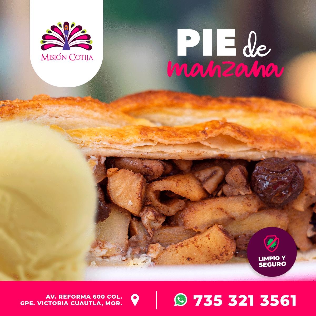 Pie de Manzana con Helado