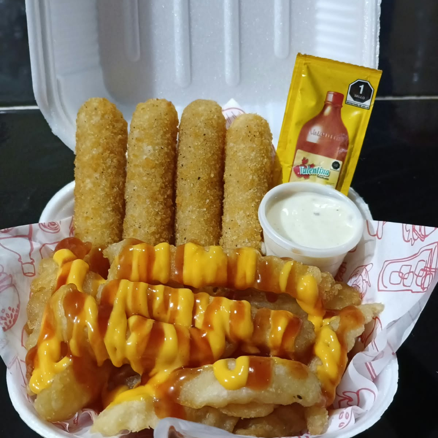 Dedos de Queso y Papas