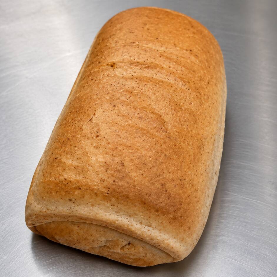 Unidade com mais ou menos 400g sem ser fatiado.