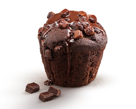 Muffin Volcán de Chocolate