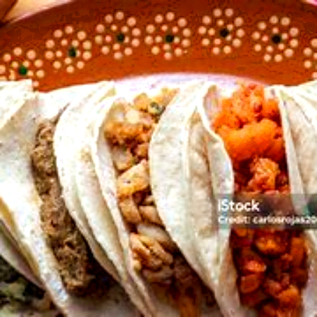 TACO DE GUISADO PAPAS GUISADAS