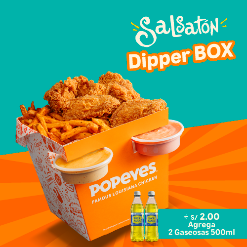 Salsatón Dippers con Alitas