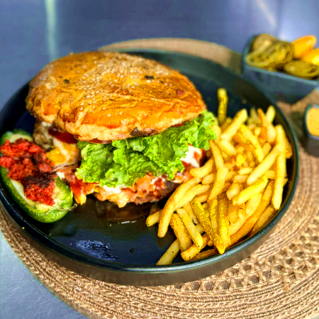 Hamburguesa Grande de Res