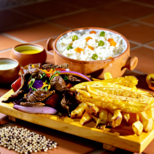 Lomo Saltado + Entrada + Bebida