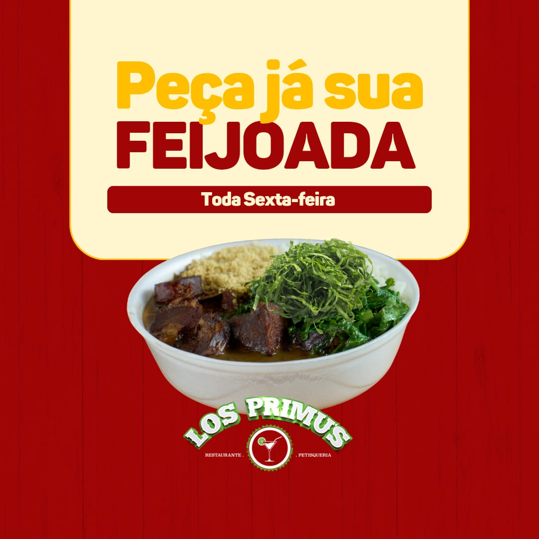 Marmitex Pequena 500ml Com: Arroz, Feijoada, Couve, Farofa, Alface, Vinagrete, Laranja