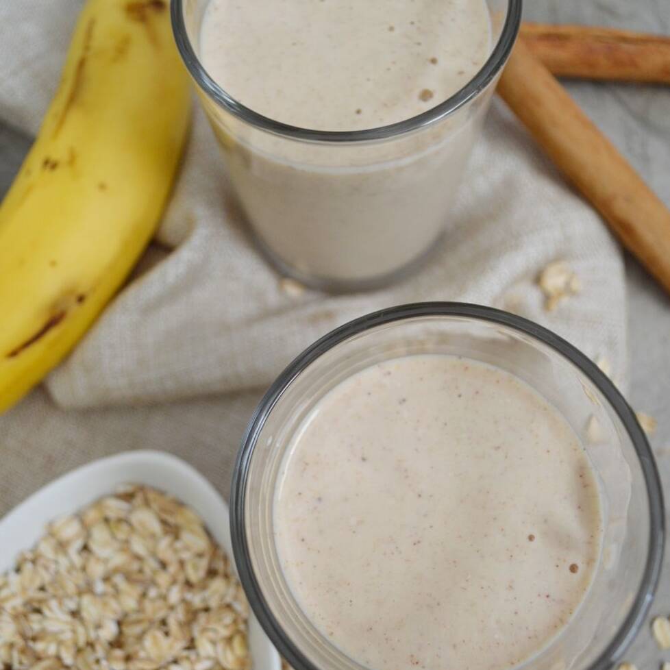 Licuado de Plátano con Avena 16 Oz.