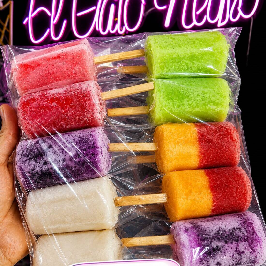 Bolsa con 10 mini paletas