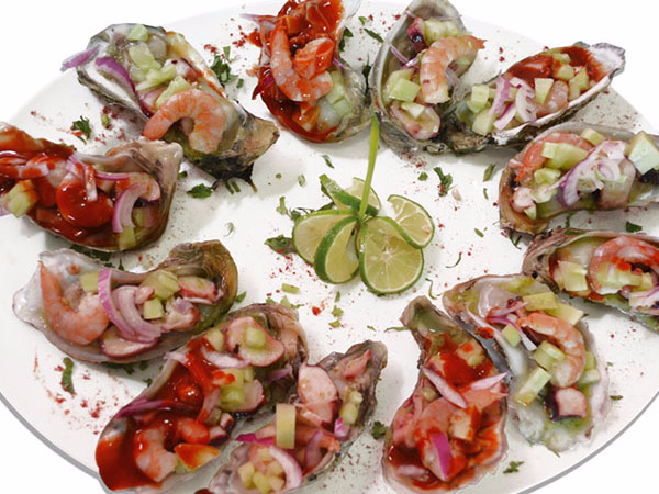 Aguachile de Ostión