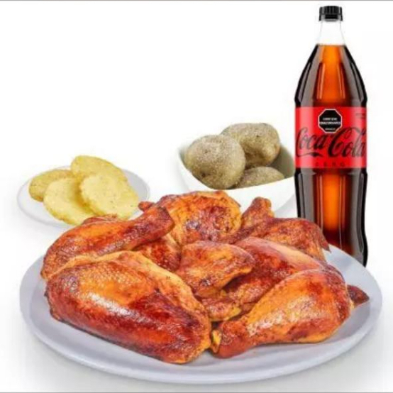 Medio Pollo Asado + Gaseosa !