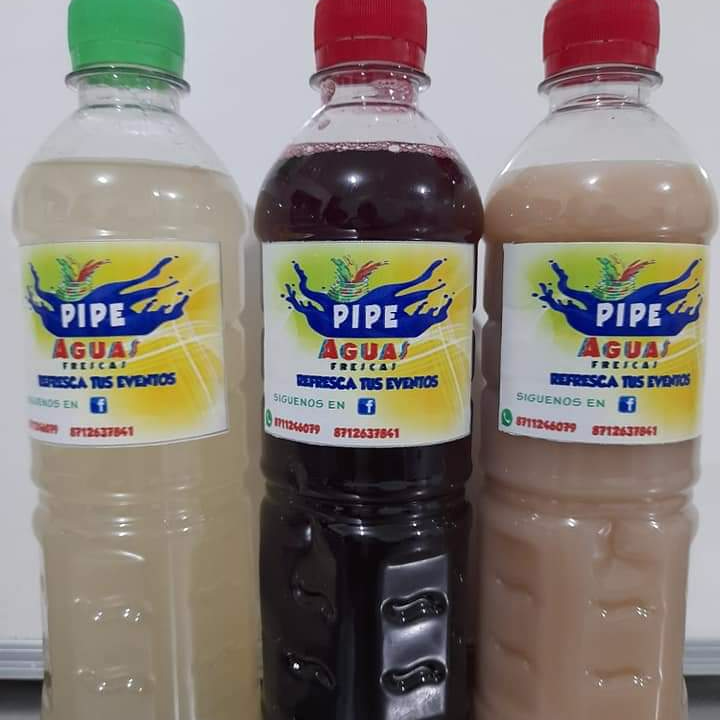 Agua Guayaba con Fresa