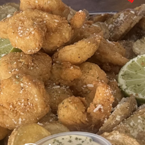 Camarones Fritos (X15) + 1 Salsa Ajo