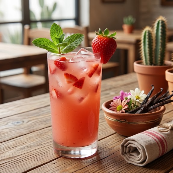 Agua de Fresa Natural