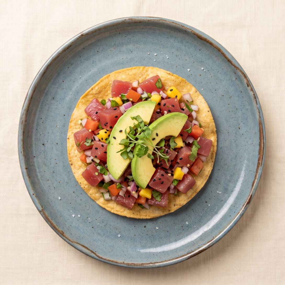 Tostada Ceviche de Atún