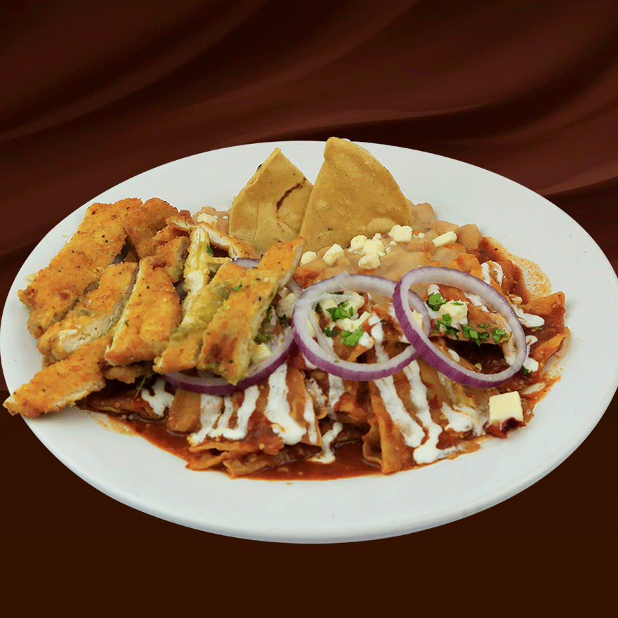 Chilaquiles con Milanesa C