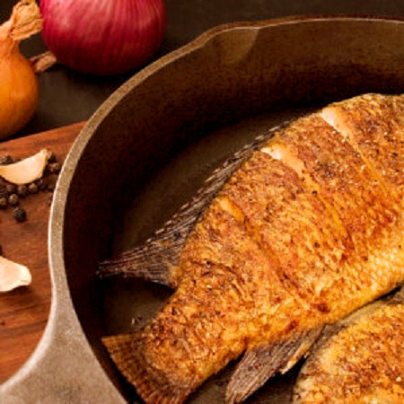 Tilapia Frita y Sancocho de Pescado- Mar - Típico