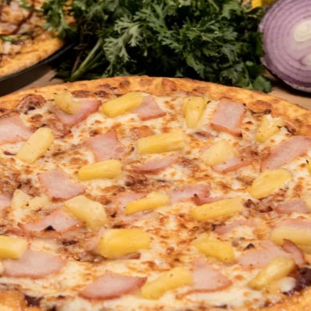 Pizza Hawaiana Piña Media