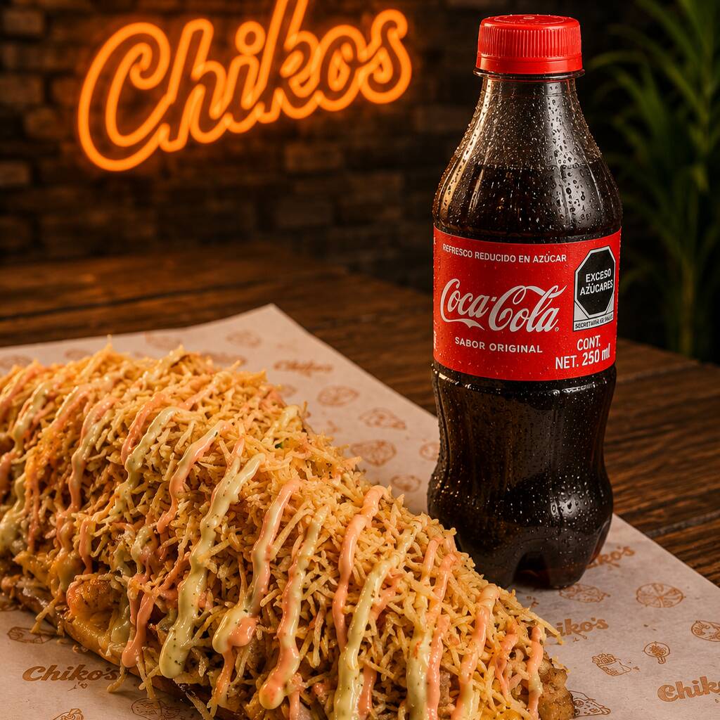 Salchipollo Escoces + Coca Cola 250 Ml
