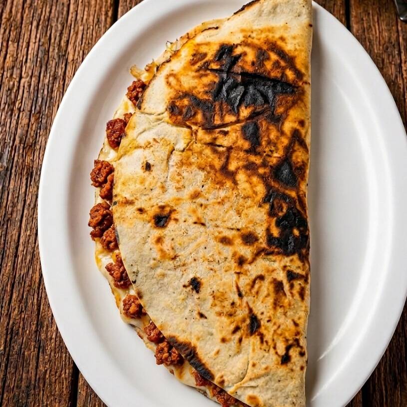 Tlayuda De Chorizo.