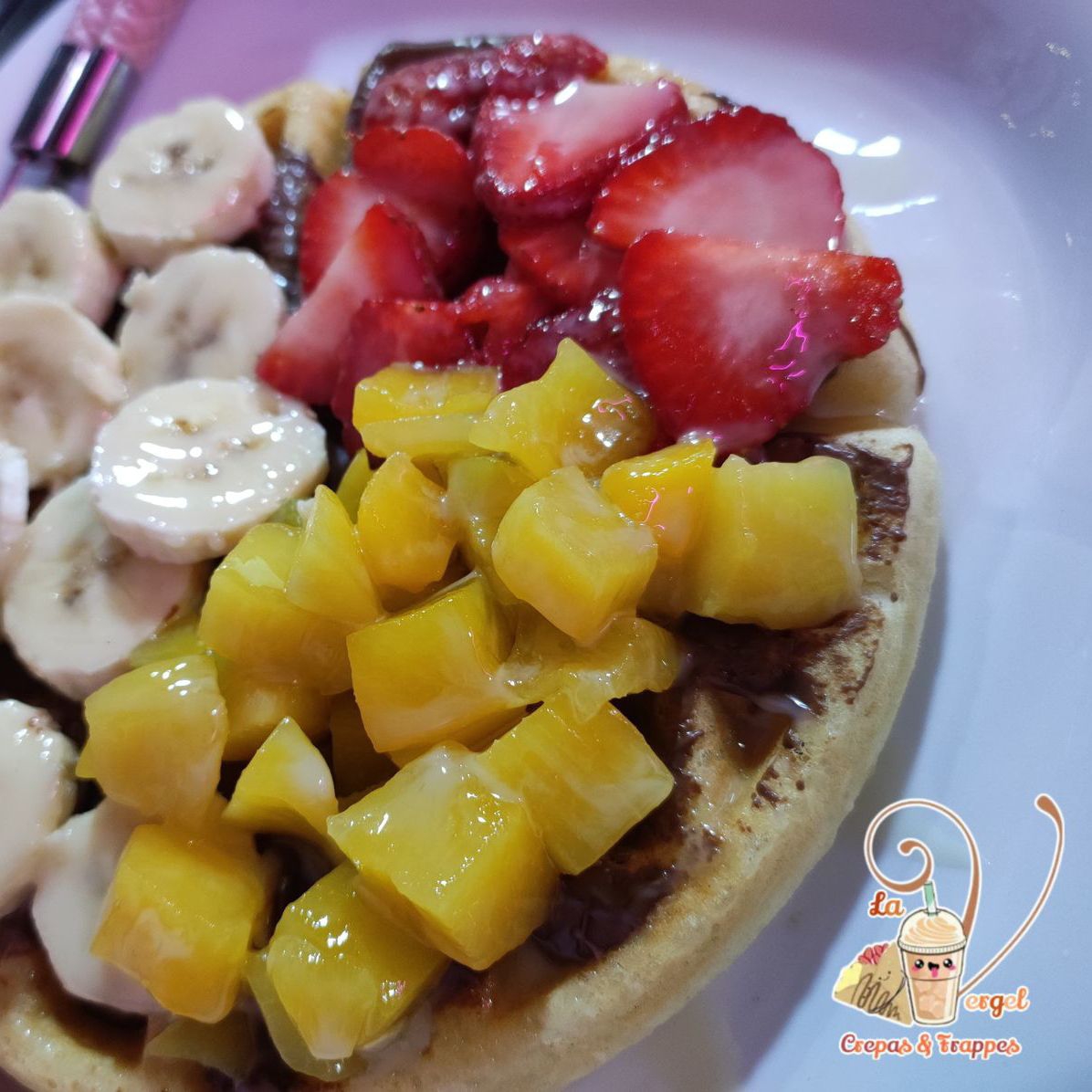 WAFFLE DE FRUTAS