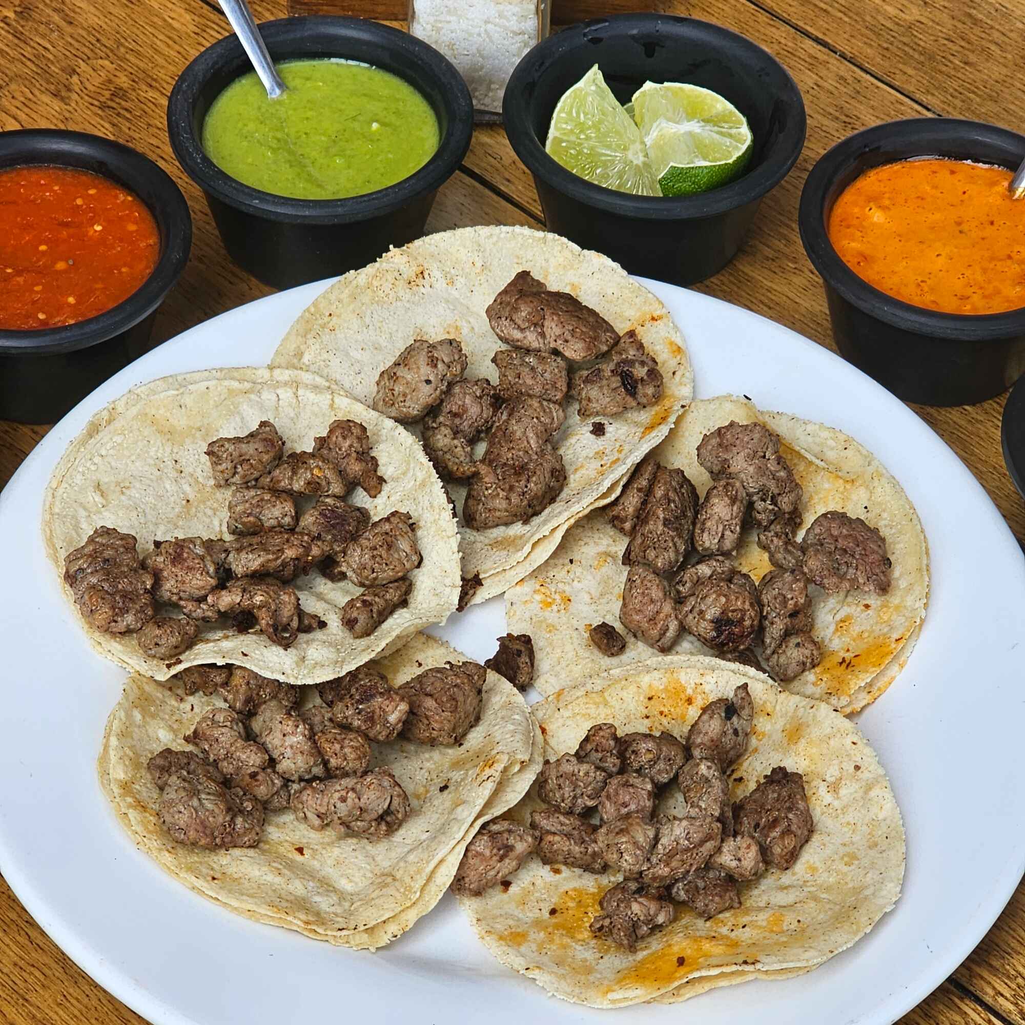 Orden de 5 Tacos de Arrachera