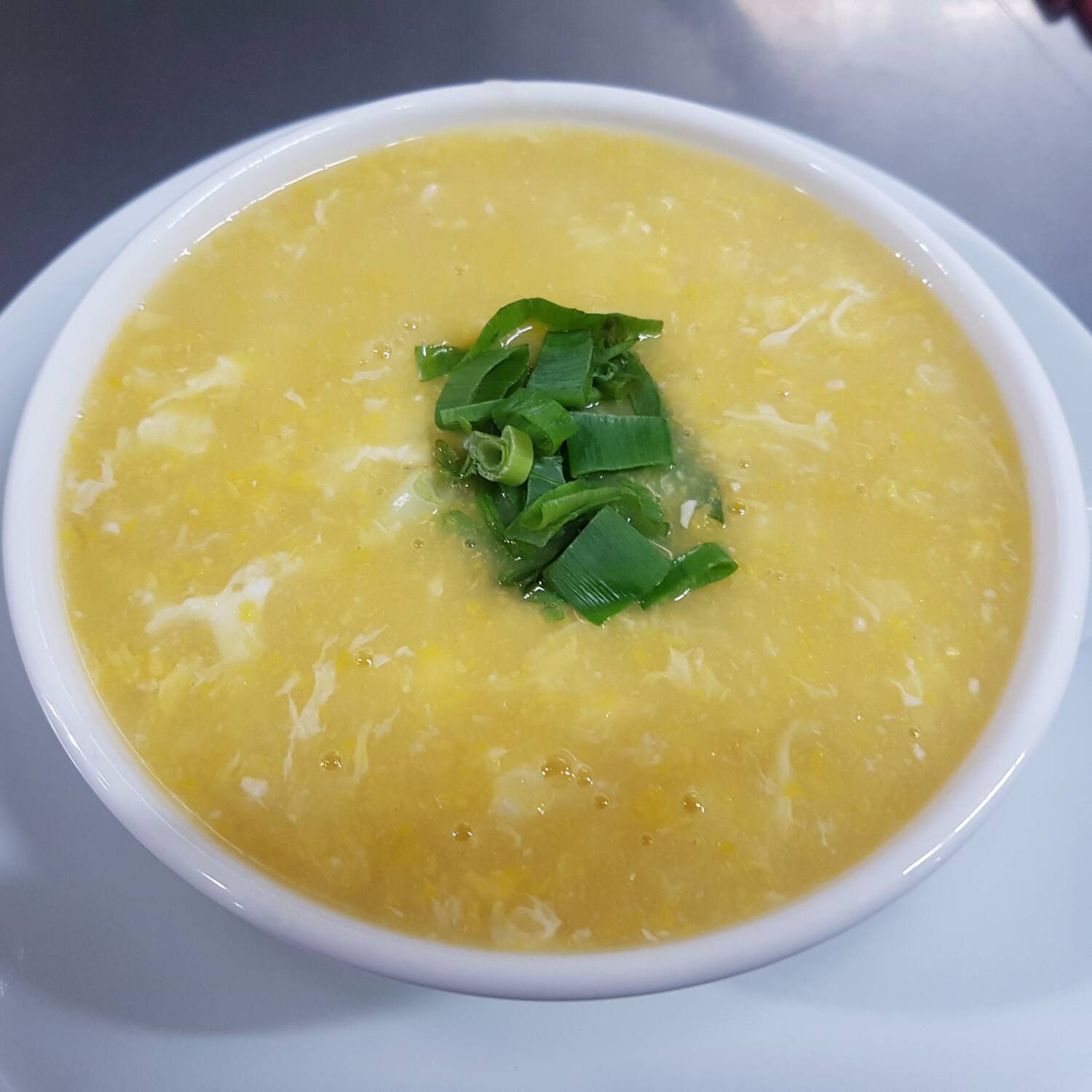 Crema de Maíz con Pollo