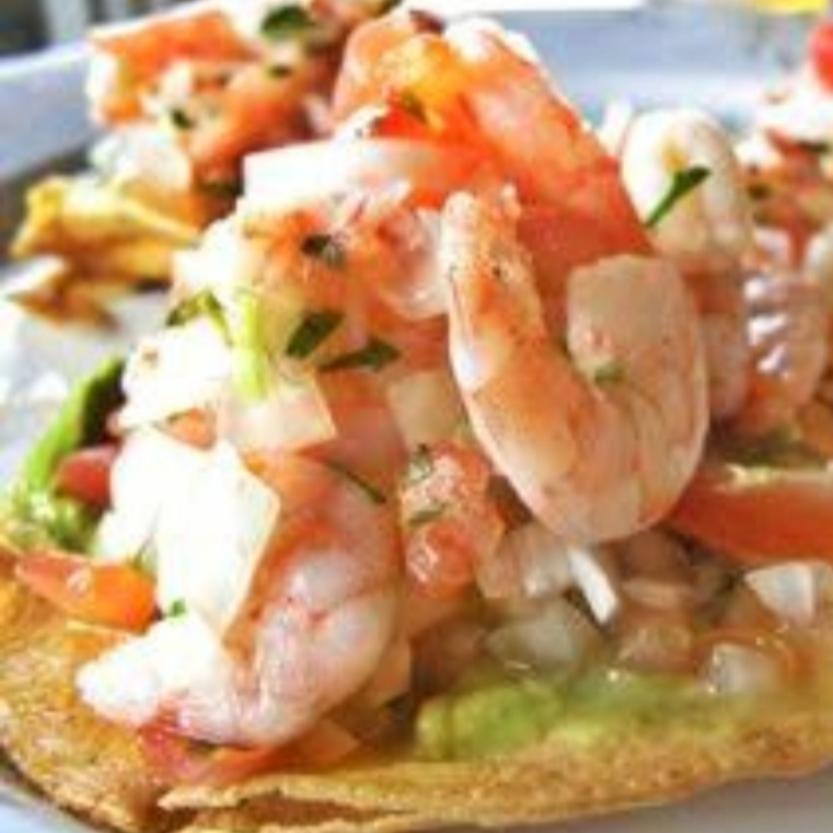 Tostada de Camarón