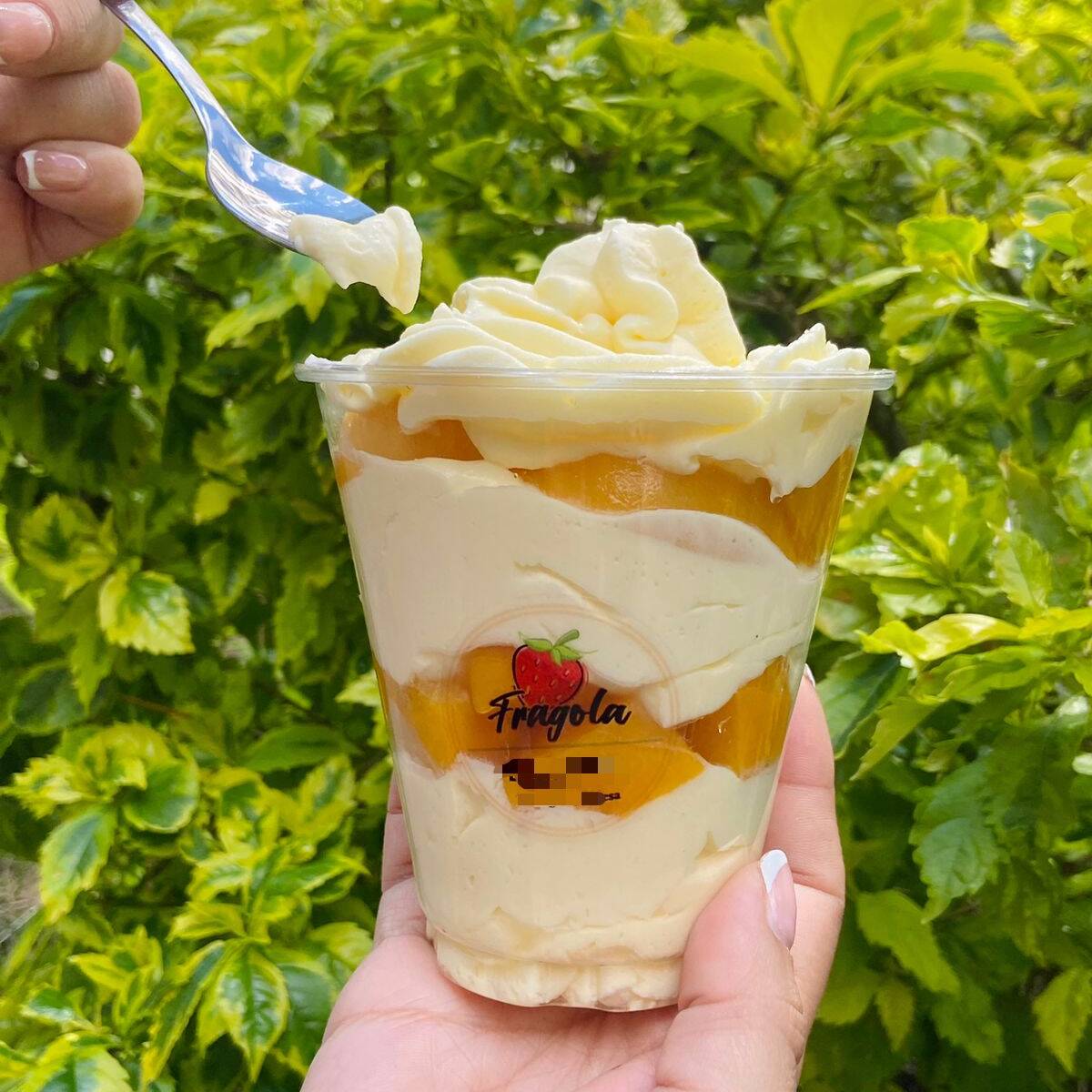Durazno con Crema