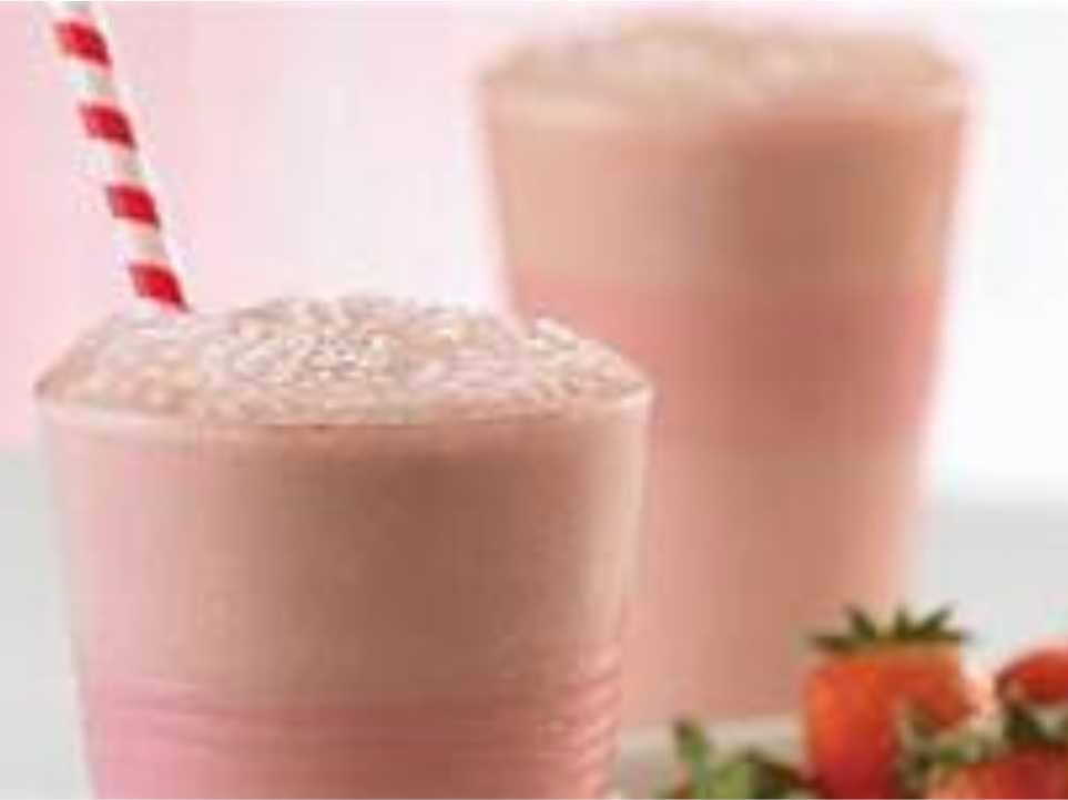 Malteada de Fresa