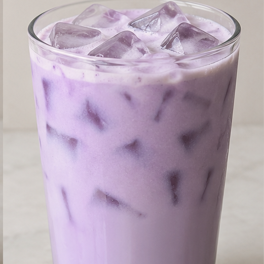 Iced Taro Latte