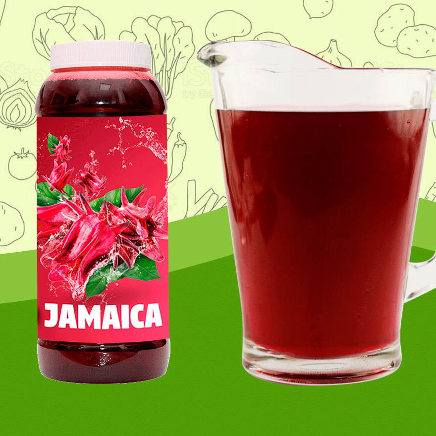 Jarra de Agua de Jamaica 1L