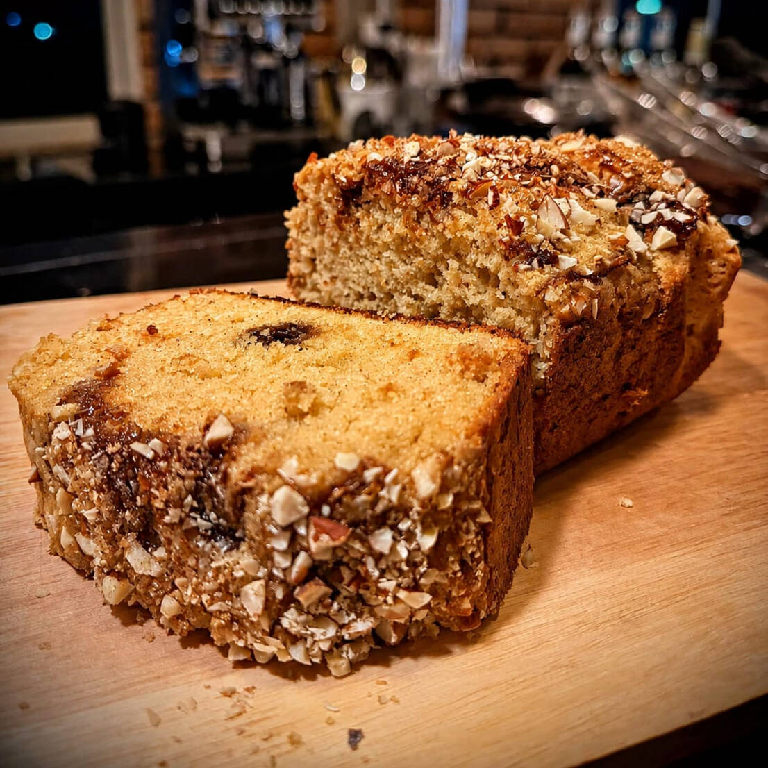 PANQUE DE ALMENDRAS CON DULCE DE LECHE